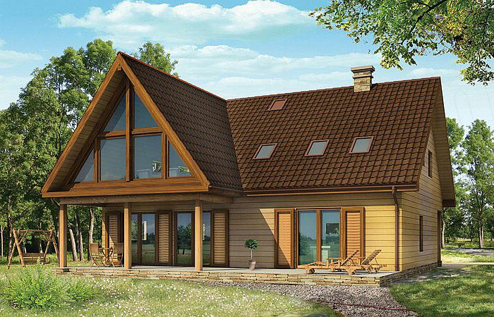 Projekty domów z bali