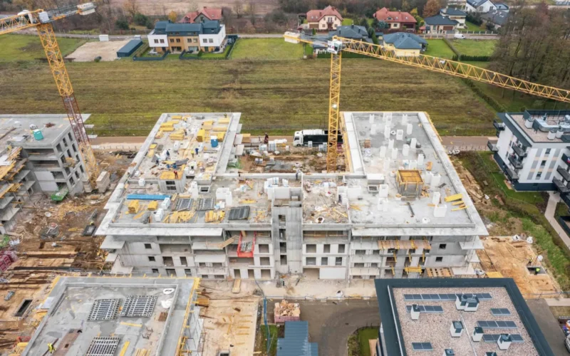 Trendy w architekturze - budowa osiedla mieszkaniowego